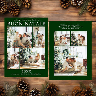 Frohe Weihnachten Multi-Foto-Urlaubskarte