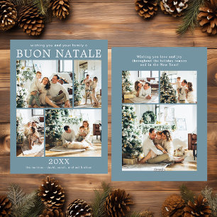 Frohe Weihnachten Multi-Foto-Urlaubskarte