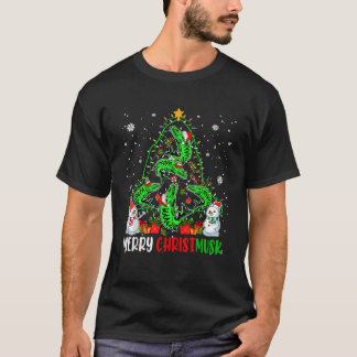 Frohe Weihnachten Musky Funny Santa Musky Fish wie T-Shirt