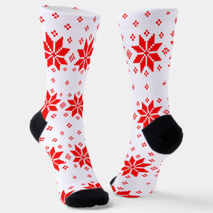 Frohe Weihnachten Muster 5 Socken