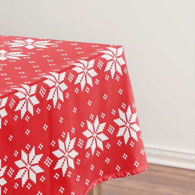 Frohe Weihnachten Muster 5 Tischdecke (Beispiel)