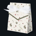 Frohe Weihnachten Mute Holly Foliage Urlaub Geschenkschachtel<br><div class="desc">Holly-,  Poinsettias- und Winterfolienelemente in gedämpften Ferienfarben auf cremefarbenem Hintergrund. "Frohe Weihnachten"-Header. Bitte wenden Sie sich an uns,  um Kommentare zu erhalten oder Hilfe bei der Anpassung zu erhalten. Immer gerne helfen!</div>