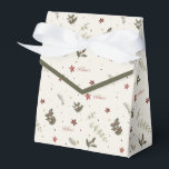 Frohe Weihnachten Mute Holly Foliage Urlaub Geschenkschachtel<br><div class="desc">Holly-,  Poinsettias- und Winterfolienelemente in gedämpften Ferienfarben auf cremefarbenem Hintergrund. "Frohe Weihnachten"-Header. Bitte wenden Sie sich an uns,  um Kommentare zu erhalten oder Hilfe bei der Anpassung zu erhalten. Immer gerne helfen!</div>