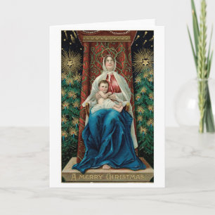 Frohe Weihnachten - Mutter und Kind