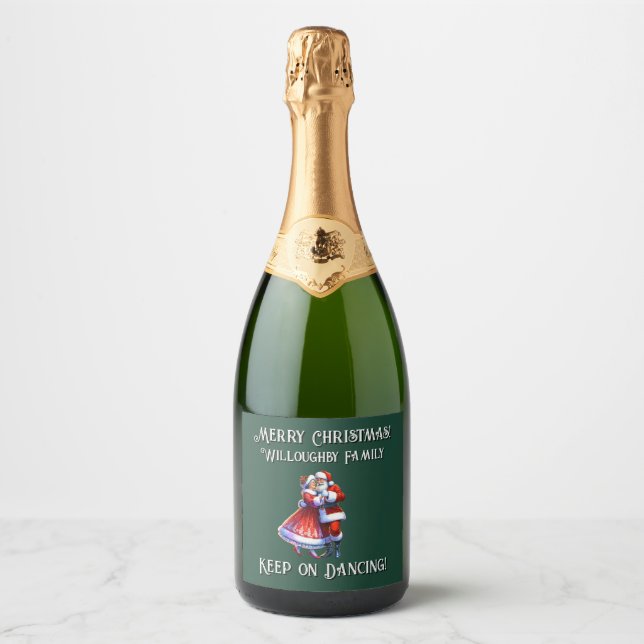Frohe Weihnachten! {NAME EINFÜGEN} BEHALTEND BEI D (Vorderseite)