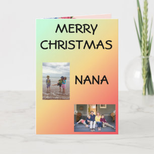 Frohe Weihnachten Nana! Karte