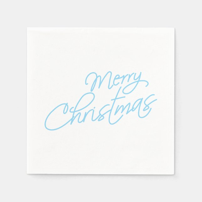 Frohe Weihnachten Napkins Serviette (Vorderseite)