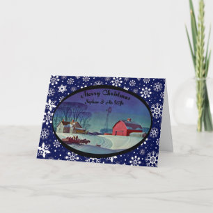 Frohe Weihnachten Nephew & Ehefrau