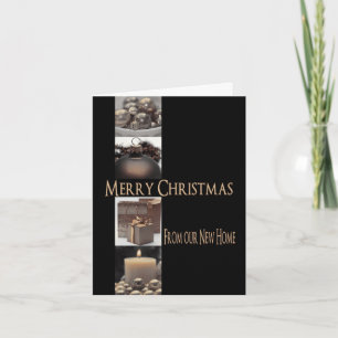 Frohe Weihnachten - Neue Adresse Weihnachtskarte