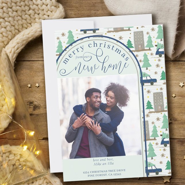 Frohe Weihnachten Neue Zuhause Foto Auto und Wohnu Ankündigung (Von Creator hochgeladen)