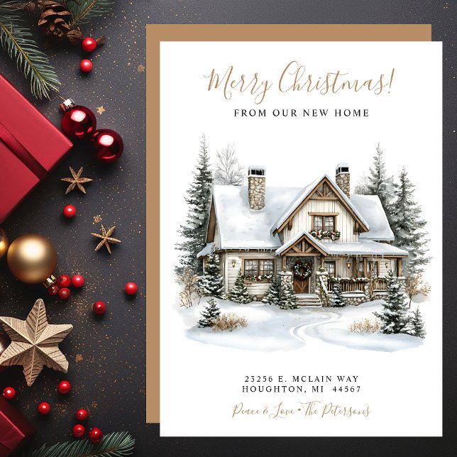 Frohe Weihnachten neue Zuhause Moving Ankündigung (Von Creator hochgeladen)
