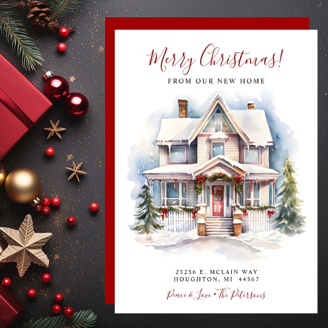 Frohe Weihnachten neue Zuhause Moving Ankündigung (Von Creator hochgeladen)