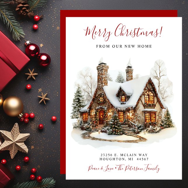 Frohe Weihnachten neue Zuhause Moving Ankündigung (Von Creator hochgeladen)