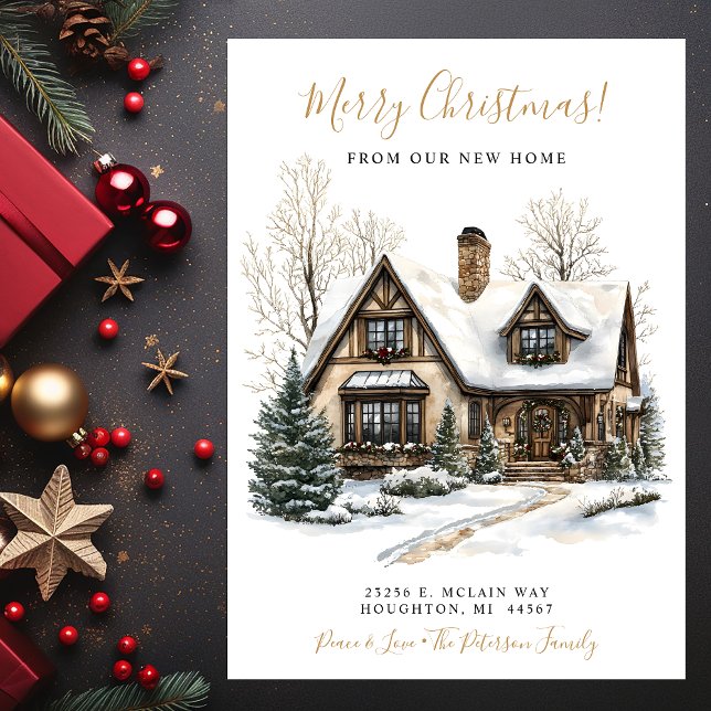 Frohe Weihnachten neue Zuhause Moving Ankündigung (Von Creator hochgeladen)