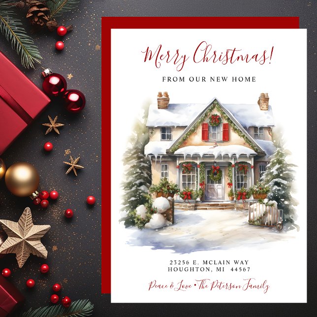 Frohe Weihnachten neue Zuhause Moving Ankündigung (Von Creator hochgeladen)