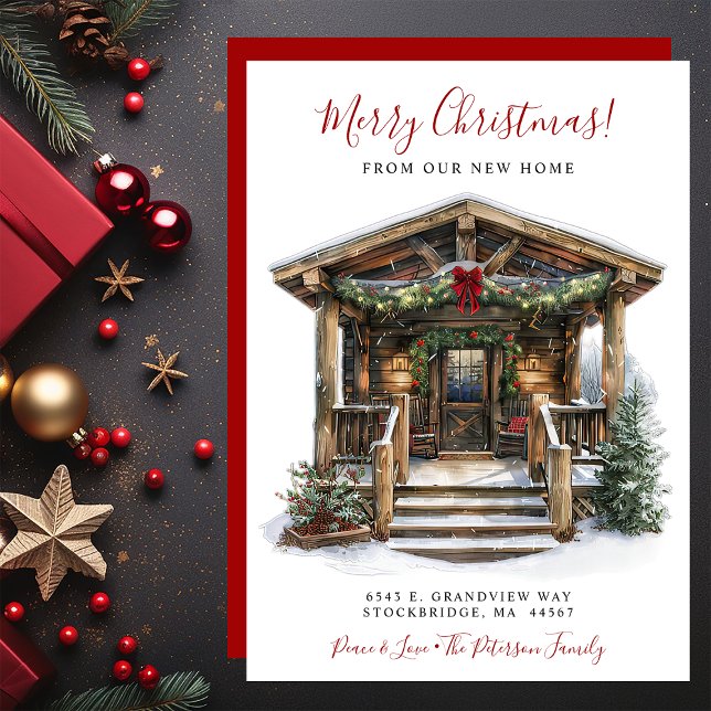 Frohe Weihnachten Neue Zuhause-Vordertür bewegen Ankündigung (Von Creator hochgeladen)