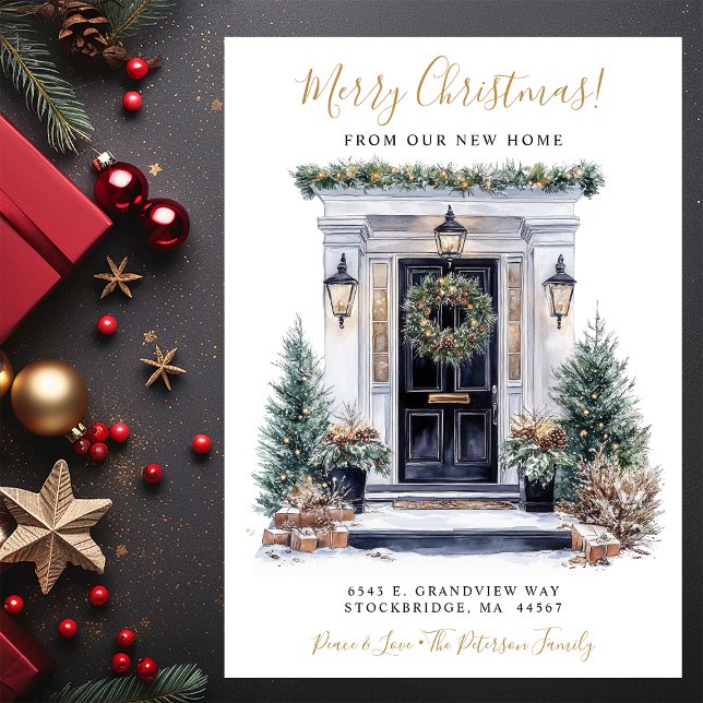 Frohe Weihnachten Neue Zuhause-Vordertür bewegen Ankündigung (Von Creator hochgeladen)