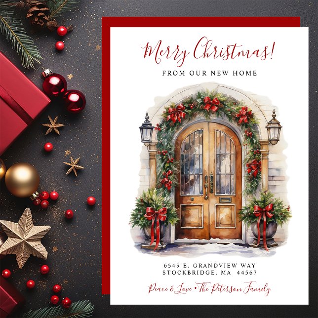Frohe Weihnachten Neue Zuhause-Vordertür bewegen Ankündigung (Von Creator hochgeladen)
