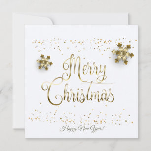 Frohe Weihnachten & Neues Jahr! 2025 Goldschneeflo