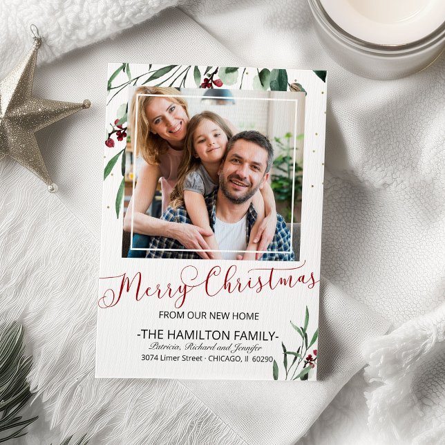 Frohe Weihnachten Neues Zuhause Moving Ankündigung (Von Creator hochgeladen)