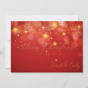 Frohe Weihnachten - Neujahr - Funkelnd Weihnachtsu