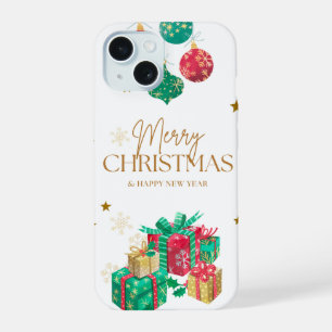 Frohe Weihnachten Neujahrsgruß iPhone 15 Hülle