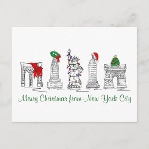 Frohe Weihnachten New York City NYC Xmas Pen und T