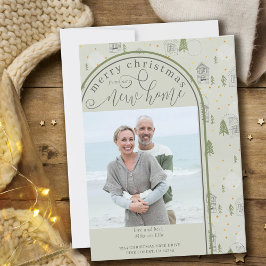 Frohe Weihnachten New Zuhause Foto Pine Village Mo Ankündigung