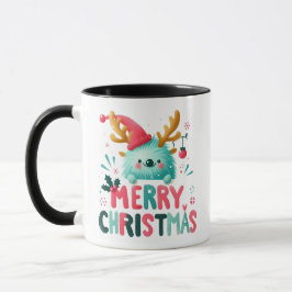 Frohe Weihnachten Niedlich Fluffy Tasse