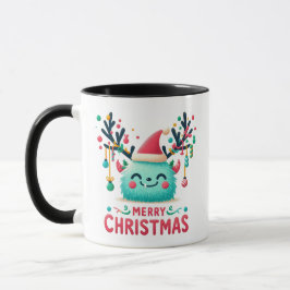 Frohe Weihnachten Niedlich Fluffy Tasse