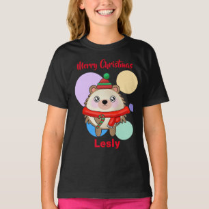 Frohe Weihnachten Niedlich Kawaii Freundlicher Ige T-Shirt