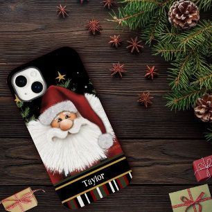 Frohe Weihnachten Niedlich Santa Red Inspirivity N Case-Mate iPhone 14 Plus Hülle