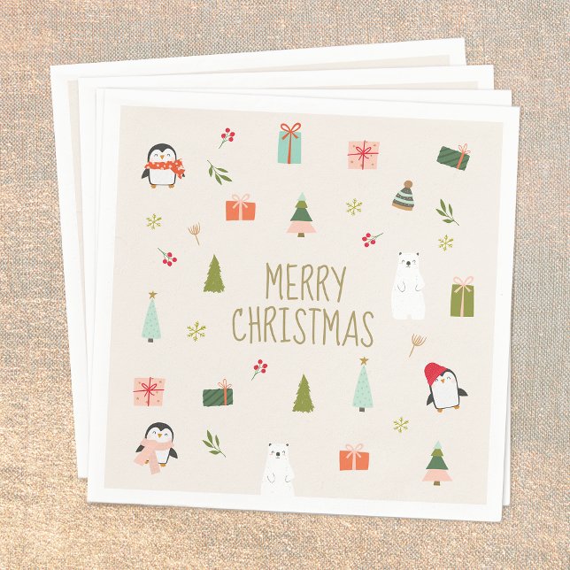 Frohe Weihnachten, Niedlich Serviette (Von Creator hochgeladen)