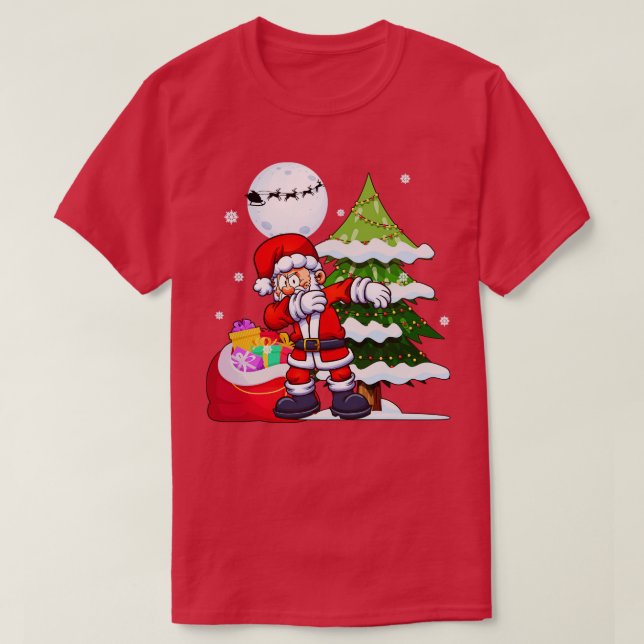 Frohe Weihnachten Niedlich Weihnachten Weihnachtsb T-Shirt (Design vorne)