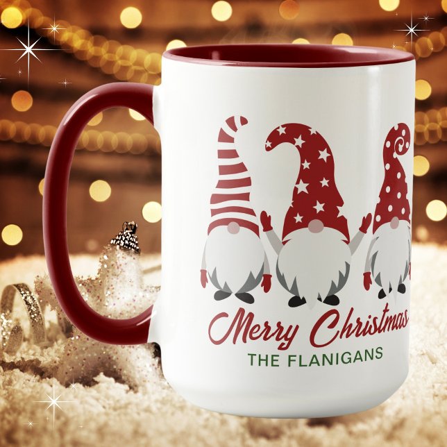 Frohe Weihnachten Niedliche Festspiele Personalisi Tasse (Available in multiple mug types. Personalize with your name or leave blank. Merry Christmas!
)