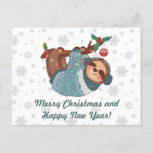 Frohe Weihnachten Niedliche Hängegläser und Schnee