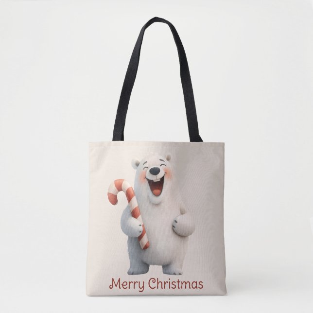 Frohe Weihnachten Niedliche Polar Bären Design (Vorderseite)