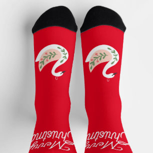Frohe Weihnachten Niedliche traditionelle Volkskun Socken