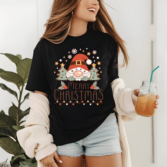 Frohe Weihnachten Niedliche Whimsical Weihnachten Tri-Blend Shirt (Von Creator hochgeladen)