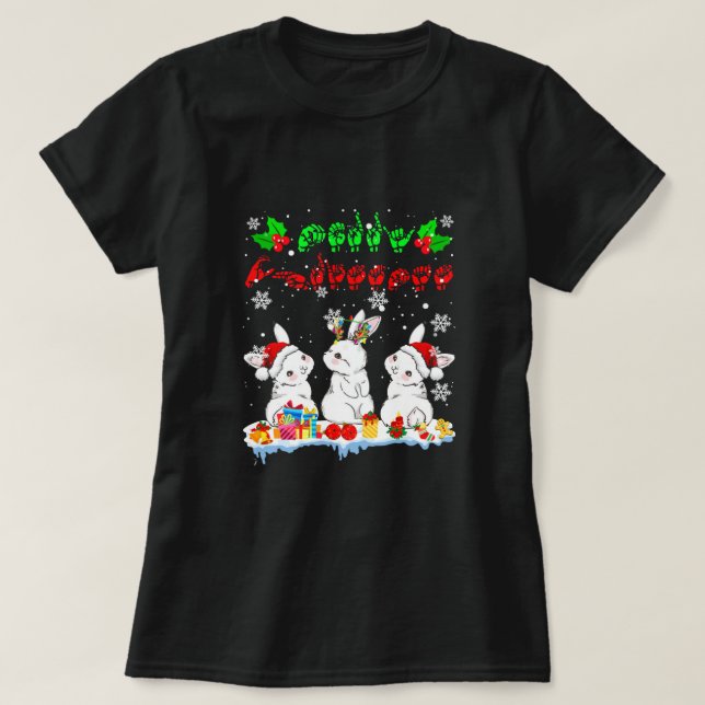 Frohe Weihnachten Niedlichen Weihnachten Weihnacht T-Shirt (Design vorne)