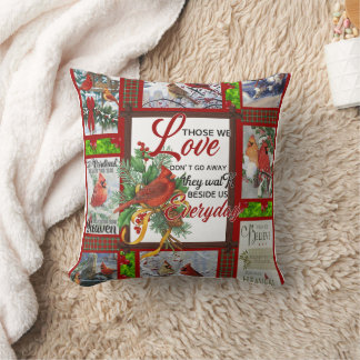 Frohe Weihnachten Niedlicher Kardinal Bird Lovers  Kissen