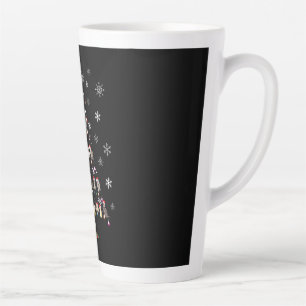 Frohe Weihnachten Niedlicher Katzenweihbaum Milchtasse