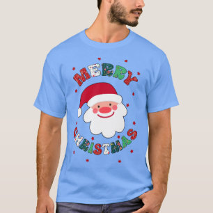 Frohe Weihnachten Niedlicher Weihnachtsmann Matchi T-Shirt