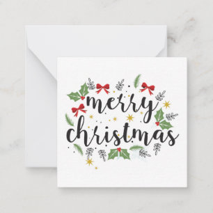 Frohe Weihnachten, Note Card, Grußkarte Mitteilungskarte