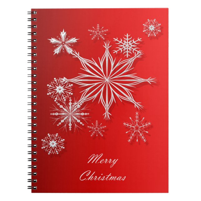 Frohe Weihnachten Notizblock (Vorderseite)