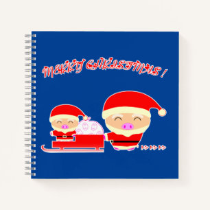 Frohe Weihnachten Notizbuch