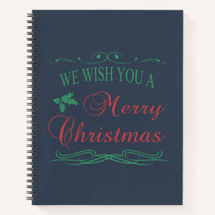 Frohe Weihnachten Notizbuch