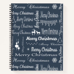 Frohe Weihnachten Notizbuch