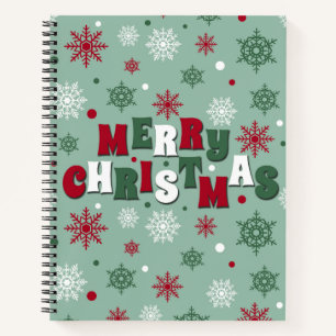 Frohe Weihnachten Notizbuch