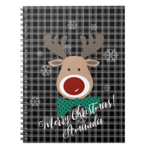 Frohe Weihnachten! Notizbuch Notizblock